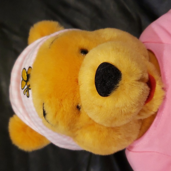 Winnie The Pooh in Pink with Pink Frame - Picture 3 of 7